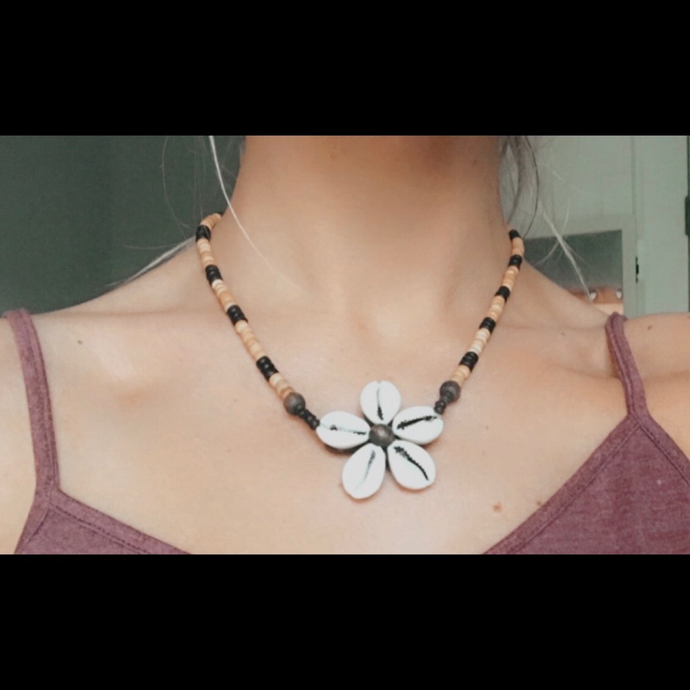 Beaded Shell Necklace